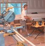 A complete cut room keeps all the trim tools you need in one place. Setting it up in a "work triangle" increases workflow.