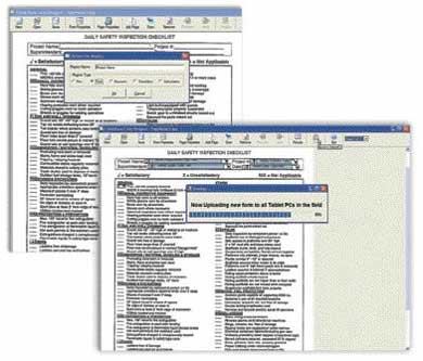 ConstructConnect's Forms Engine lets you transform any paper document you use in the field to an exact digital replica that can be filled out on the tablet PC.