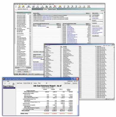 BuildWorks Basic is built around a Quicken Premier Home & Business accounting file that is fully configured for the small contractor, with customized reports, memorized transactions, and a complete chart of accounts.