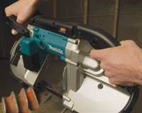 The curved rear grip and large front handle make Makita the most comfortable to use.