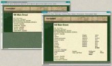 After logging in, clients choose from a simple menu (top). Clicking on Allowances and Change Orders, for example, quickly brings up the information in the same screen (bottom).