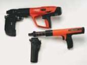 Hilti and Ramset are the only tools in the group that are convertible from a single-pin nose to a magazine tool, a detail that really speeds up production.