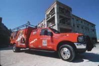 This year's Site Commander is built onto a 2004 Ford F-550 Crew Cab platform and includes a 7.3-liter Powerstroke turbo diesel engine, five-speed automatic transmission, and four-wheel anti-lock braking system. This truck leads the industry in comfort, power, and space.