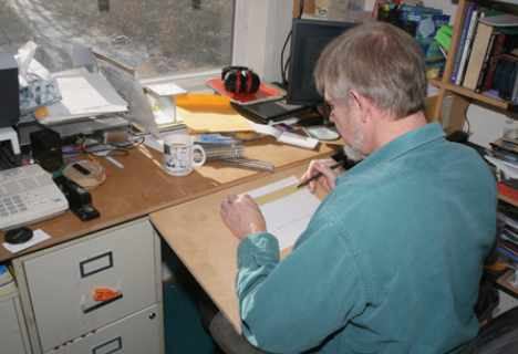 Figure 1. Thorough planning in the office before starting the job keeps the crew moving the whole time the payroll clock is ticking.