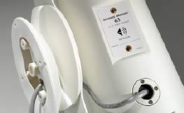 Figure 1. Outdoor speakers are distinguished by their weather-resistant construction. Look for plastic or metal materials and a seal to keep moisture from entering where the wires penetrate.