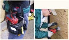 The Hackzall is small enough to tuck into a tool pouch and light enough to use one-handed.