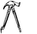 Medieval armorers used multi-tool-like devices similar to the one shown here to adjust and repair plate armor worn by knights. That's a screwdriver blade at lower right.