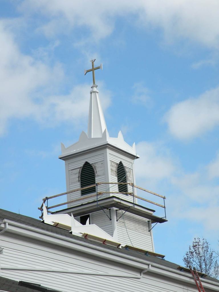 The aluminum steeple should last a million years or more.