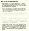 The author’s PSA makes it clear he is to be paid for preconstruction consulting services, but that should he be awarded the contract, the fee will be applied toward the cost of construction. It also spells out the payment schedule for the work, just as any contract would.