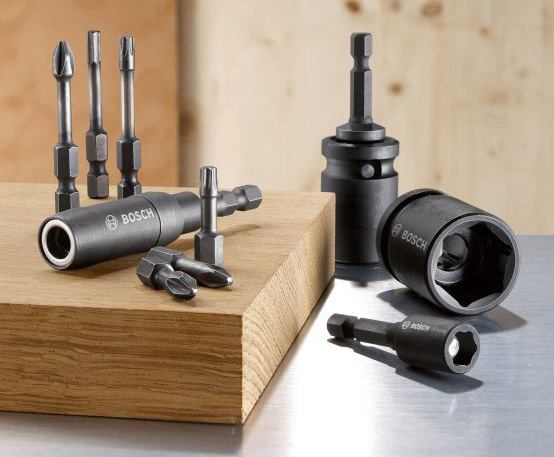 Bosch's pricey new Impact Control bits with  micro diamond coating for improved grip and longer life are available now in  Europe. The release date for the North American market is unknown.