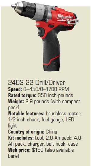 Milwaukee Electric Tool
800.729.3878
milwaukeetools.com