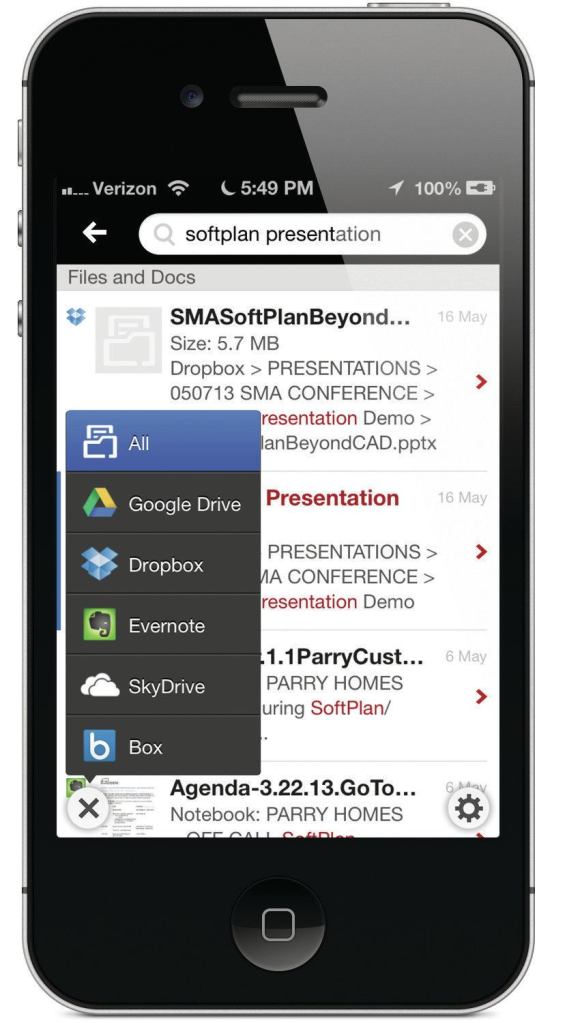 Now you can squirrel away information in the cloud without fear. No matter where you put it or what it is—contact, contract, whatever—CloudMagic retrieves what you need when you need it.