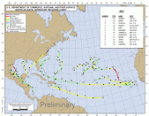The National Weather Service hurricane tracking chart for 2013 tells the story: This year's Atlantic hurricanes were a series of squiggles that fizzled.