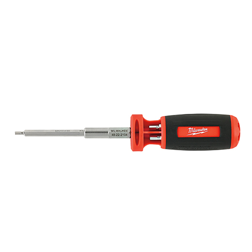 The 10IN1 Hex Key Driver is one of four tools that have the same handle. The others contain metric hex bits, Torx bits, or a combination of square, Phillips, and slotted bits.