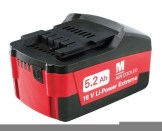 Metabo’s Ultra-M 5.2 Ah Battery stores the most power of any 18-volt tool battery currently available.