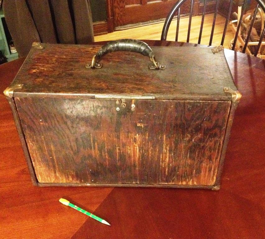 From the outside it was a worn and unimpressive looking machinists toolbox.