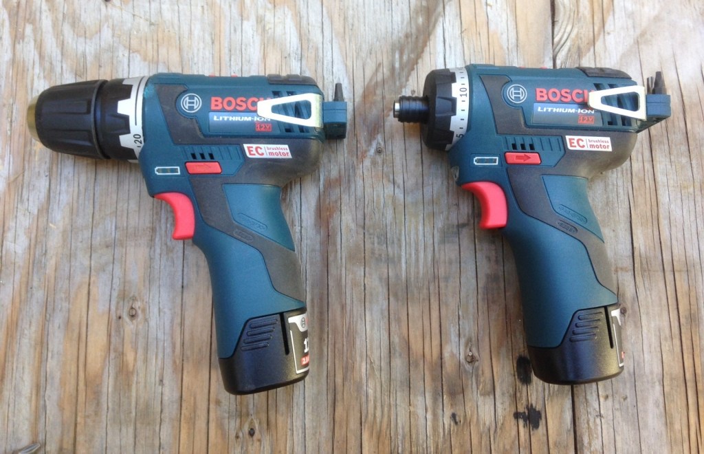 The PS32 Drill/Driver and PS22 Hex Drill/Driver have brushless motors. The technical term would be electronically commutated (EC), a design which yields greater runtime and longer motor life.