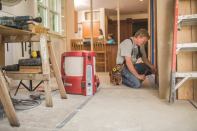 The BuildClean system helps keep a Roberts Construction jobsite cleaner and safer for homeowners and crews.