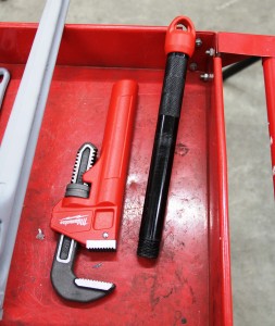 The Cheater with the shorter of the two handles (handle removed)