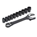 Crescent X6 Pass-Thru Adjustable Wrench Set