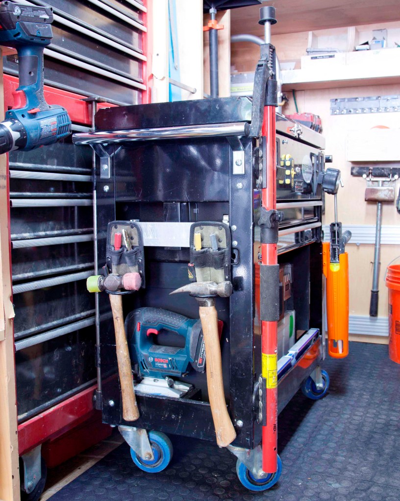 Brian Way's tool cart