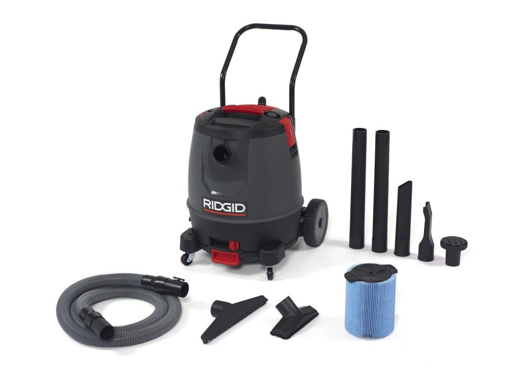 Ridgid 1650RV Motor-on-Bottom (MOB) wet/dry vacuum