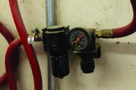 In-line pressure regulators are a convenient accessory for tools that require less pressure than the compressor provides.