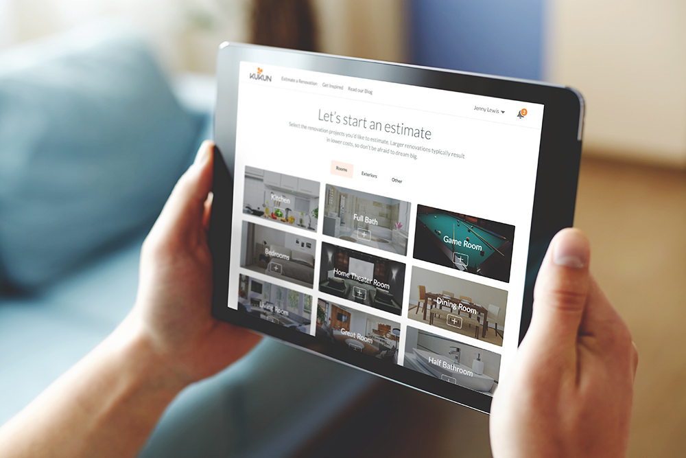 Kukun, Cocoon, online estimating, project estimating, remodeling estimate, remodeling project cost