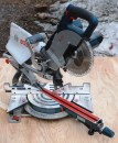 Saw with the base extensions folded in.