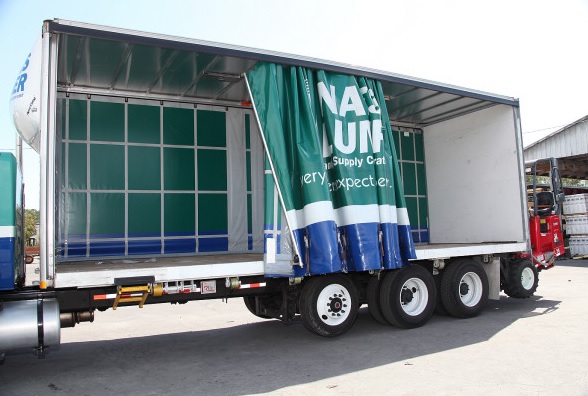 One of the custom trucks in the Naples Lumber fleet.