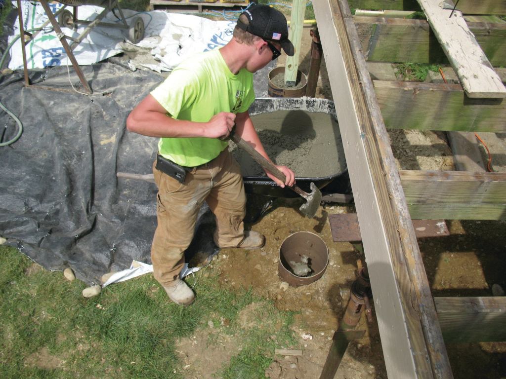 Prescriptive foundation sizing guidelines are based on bearing area and don’t account for the weight of the concrete used to form deep footings and piers.