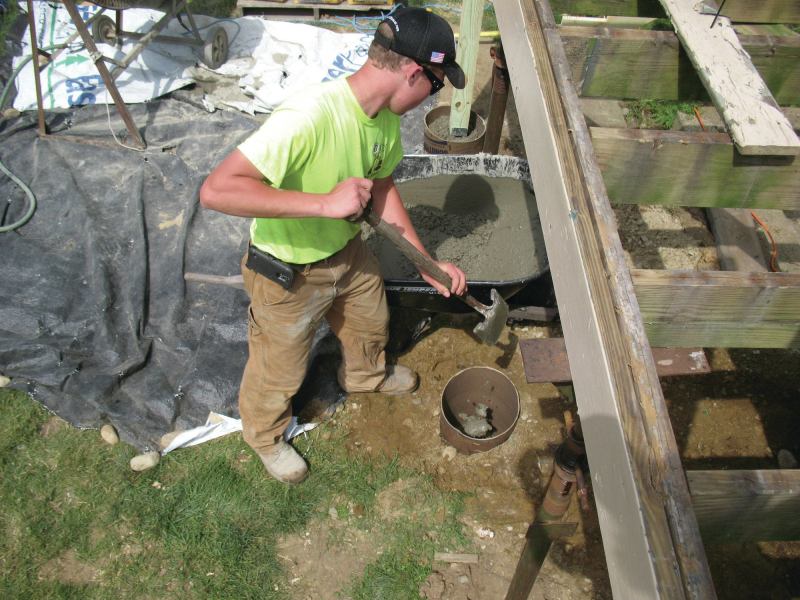 Prescriptive foundation sizing guidelines are based on bearing area and don’t account for the weight of the concrete used to form deep footings and piers.
