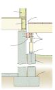 With SIPs, the best option is building a deck or porch that is independent of the house for support.