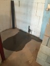 After heavy rains, I discovered an area in the basement where water had puddled.