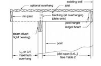 Both the IRC and DCA-6 spell out permitted joist spans and cantilevers.