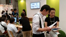 Houzz's Booth at the 2015 Builders & Remodelers Show in Tokyo