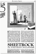 Old ad for Sheetrock