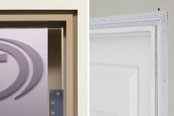 Use Z Shadow Bead to create a modern frameless door.