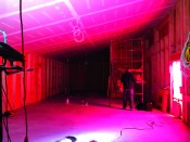 Testing before and after windows. A first blower-door test tests the building envelope alone. Sheathing is installed with taped seams, but the openings for the windows are not cut out. This test lets the author identify and address any air leaks in the shell.