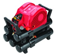 The AKHL1260EX has a brushless motor that runs on 70 volts and has a 5.7-gallon capacity.