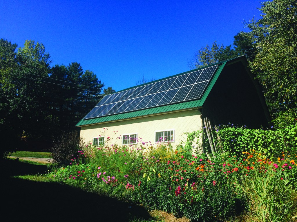 A 5.6-kilowatt solar array