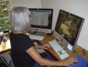 Estimating with your labor productivity records organized in computer files enables you to more easily include photos of the project with each record. Using two computer screens, one for your productivity records and the other for your spreadsheet, allows you to move more efficiently from spreadsheet to records and back.