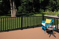 CertainTeed Kingston railing in black