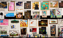 Window paintings on display at Tundraland's Windows for a Cause as company sets Guinnes World Records title.