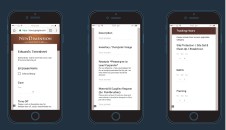 Smart reporting. Google Drive lets the author create a customized smartphone form that his field crews can use to report their labor hours each day, breaking their time down by task.