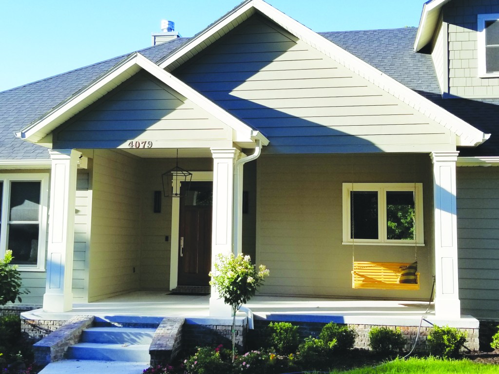 The 4x4 posts that supported this porch looked spindly and out of proportion, so the author and his client decided to wrap the posts with a decorative covering that mimicked raised-panel columns. The author made the columns from exterior-grade MDF and routed the panel detail.