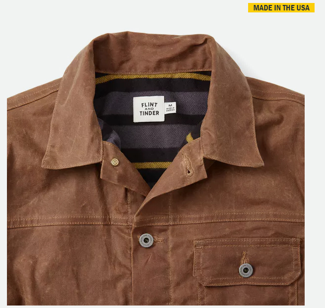 Huckberry Waxed Trucker Jacket