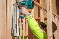 The nailer has awesome power in Doug fir and LSL, and excellent and consistent drive from engineered lumber to shear panel.