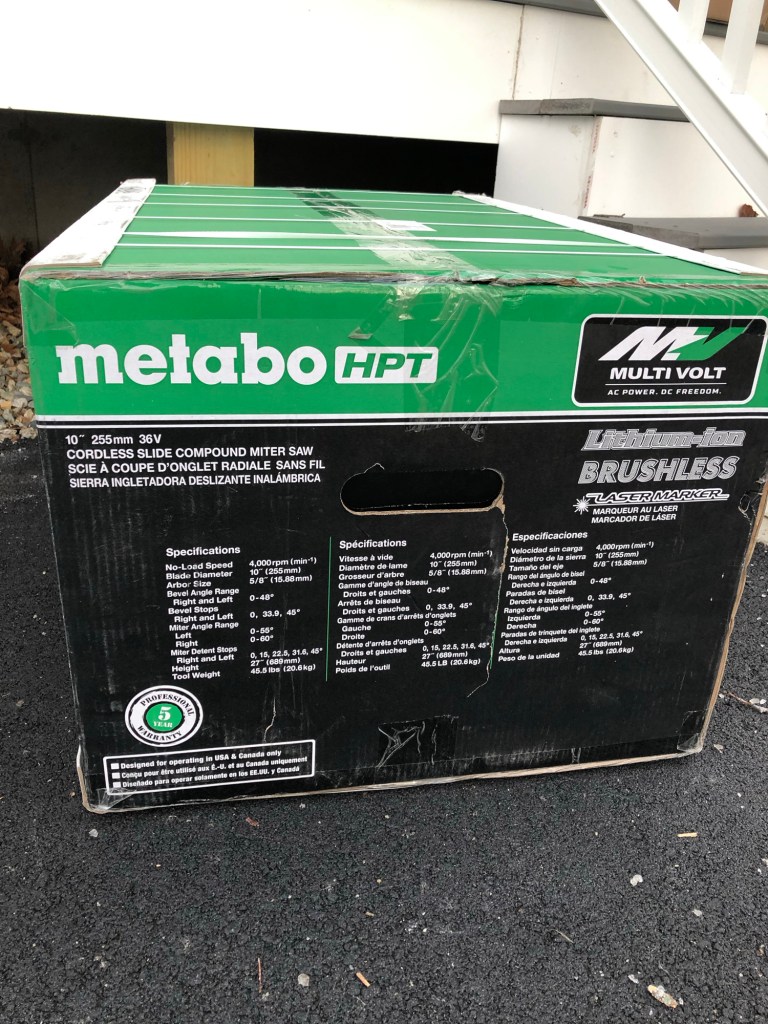 Out of the box the saw was a couple degrees out of adjustment. It’s not a big deal for us because it is SOP here for all saws to be adjusted before we use them.