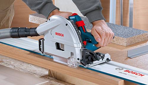 Bosch’s new track saw.